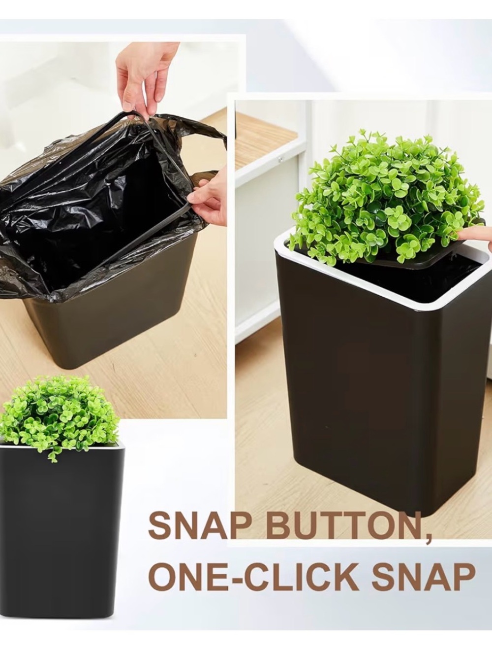 Dog poop trash can outside, plant styled dog waste,trash can w lid.